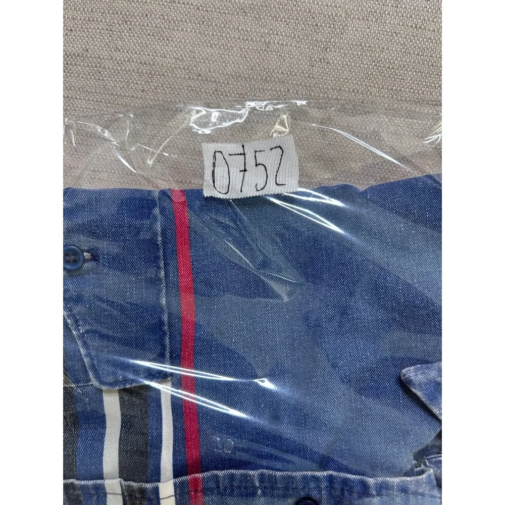 Vintage Wrangler X-Long Tails Denim Shirt Men's 15-33 Blue Button Up Western USA